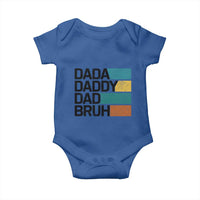 Dada Daddy Dad Bruh Baby Onesie Funny Fathers Day Bruh - Wonder Print Shop