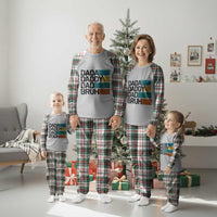 Dada Daddy Dad Bruh Plaid Pajama Set Funny Fathers Day Bruh - Wonder Print Shop