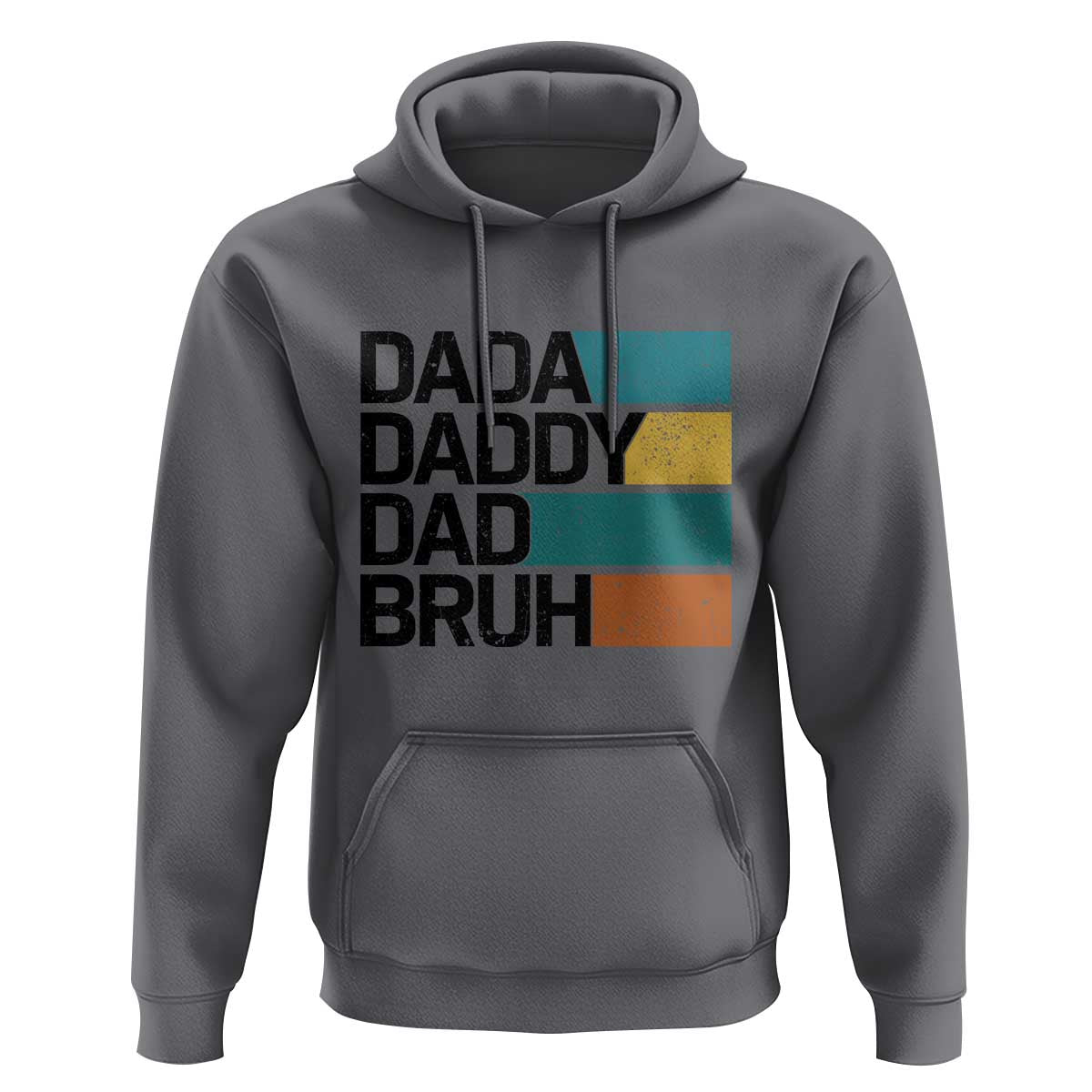 Dada Daddy Dad Bruh Hoodie Funny Fathers Day Bruh - Wonder Print Shop