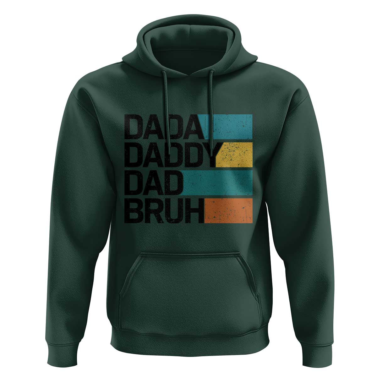 Dada Daddy Dad Bruh Hoodie Funny Fathers Day Bruh - Wonder Print Shop
