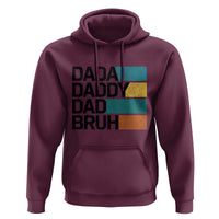Dada Daddy Dad Bruh Hoodie Funny Fathers Day Bruh - Wonder Print Shop