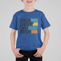 Dada Daddy Dad Bruh T Shirt For Kid Funny Fathers Day Bruh - Wonder Print Shop