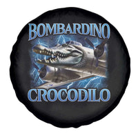 Bombardino Crocodilo Spare Tire Cover Internet Memes Italian Brainrot