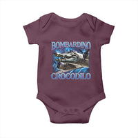 Bombardino Crocodilo Baby Onesie Internet Memes Italian Brainrot