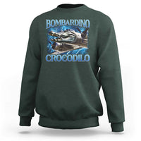Bombardino Crocodilo Sweatshirt Internet Memes Italian Brainrot
