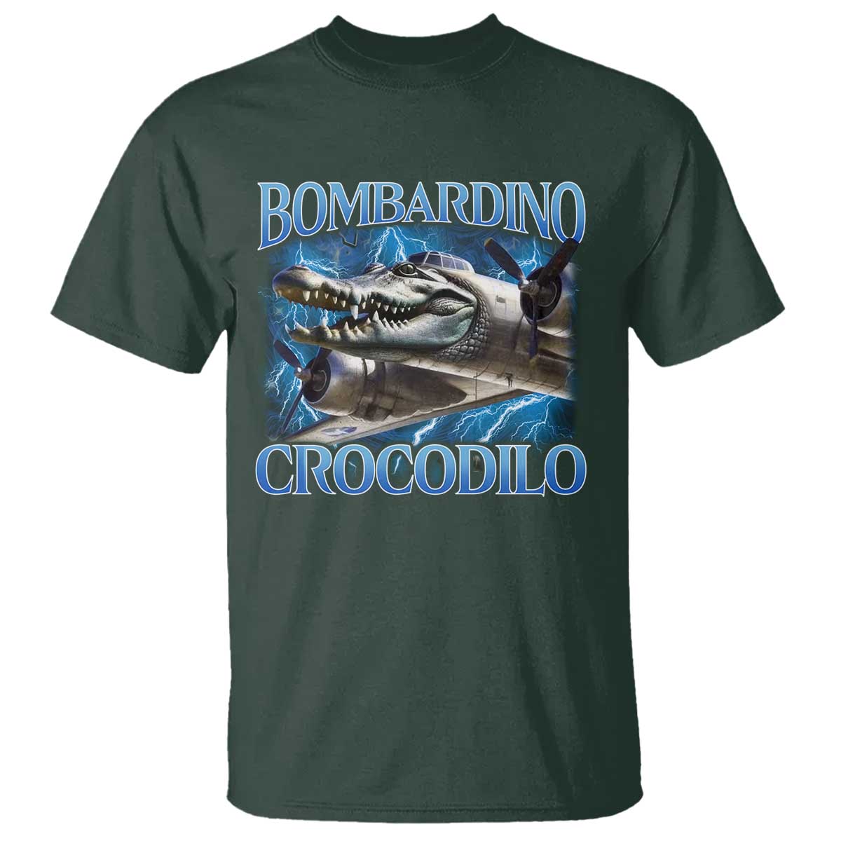 Bombardino Crocodilo T Shirt Internet Memes Italian Brainrot