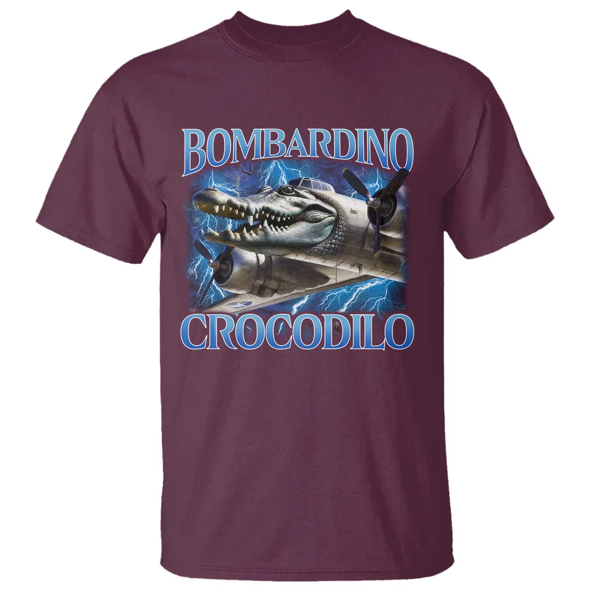 Bombardino Crocodilo T Shirt Internet Memes Italian Brainrot
