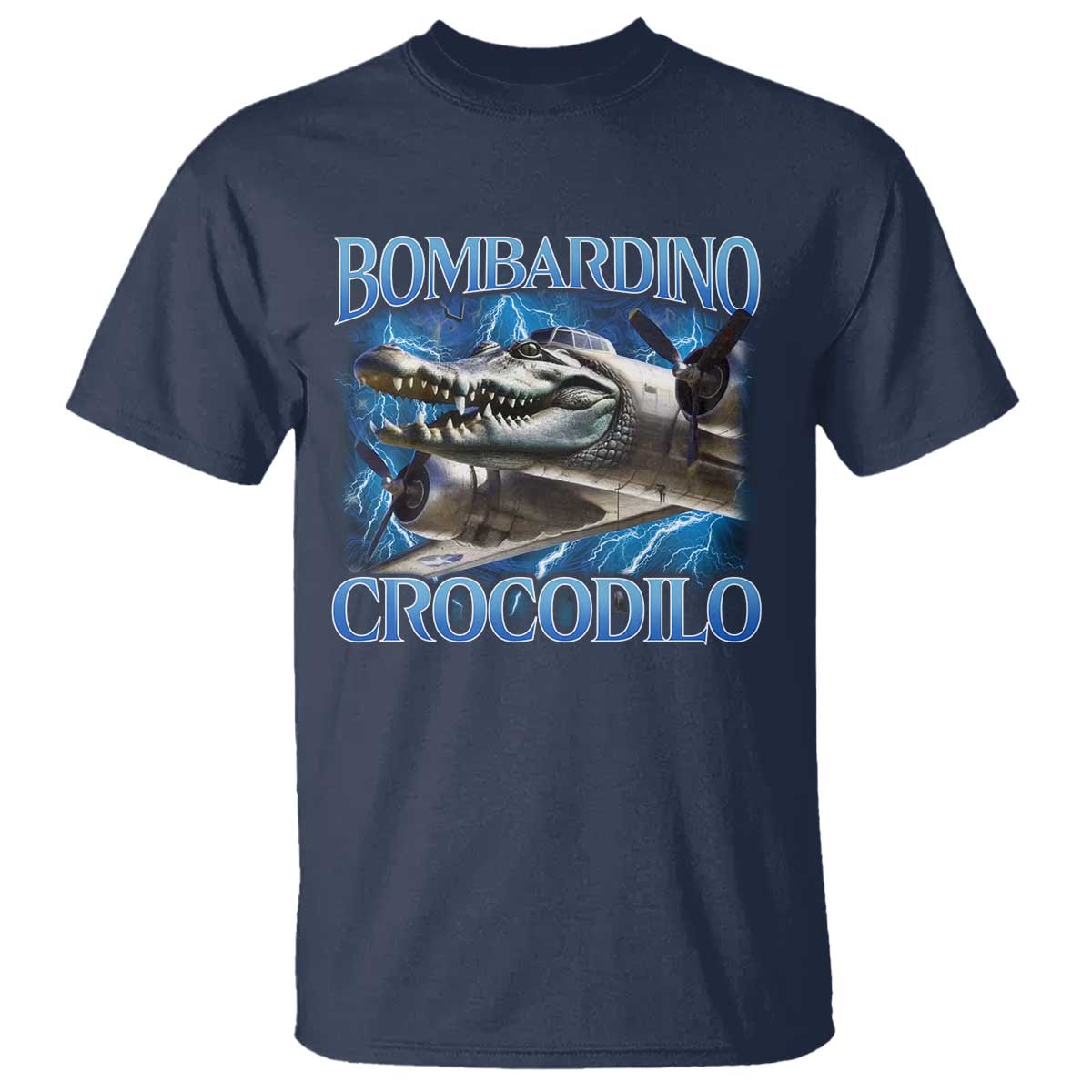 Bombardino Crocodilo T Shirt Internet Memes Italian Brainrot