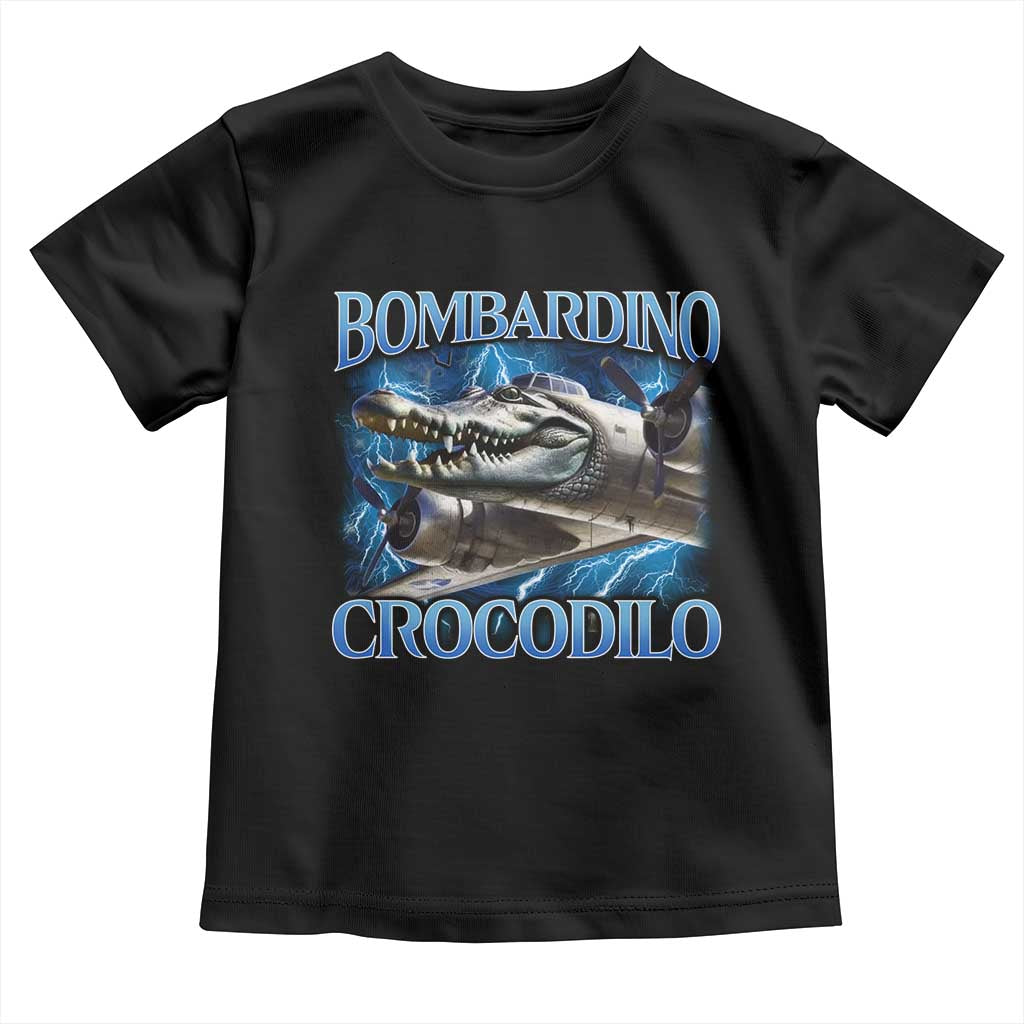 Bombardino Crocodilo Toddler T Shirt Internet Memes Italian Brainrot