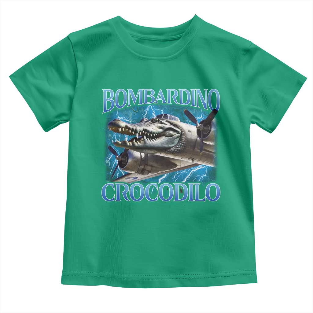 Bombardino Crocodilo Toddler T Shirt Internet Memes Italian Brainrot