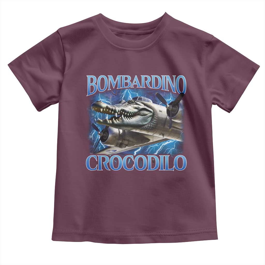 Bombardino Crocodilo Toddler T Shirt Internet Memes Italian Brainrot