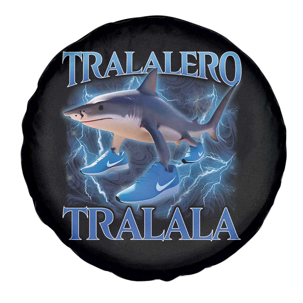 Tralalero Tralala Shark Spare Tire Cover Funny Internet Brainrot Memes Gen Alpha - Wonder Print Shop