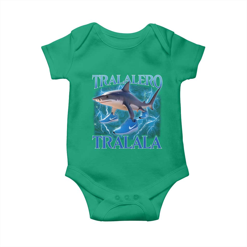 Tralalero Tralala Shark Baby Onesie Funny Internet Brainrot Memes Gen Alpha - Wonder Print Shop
