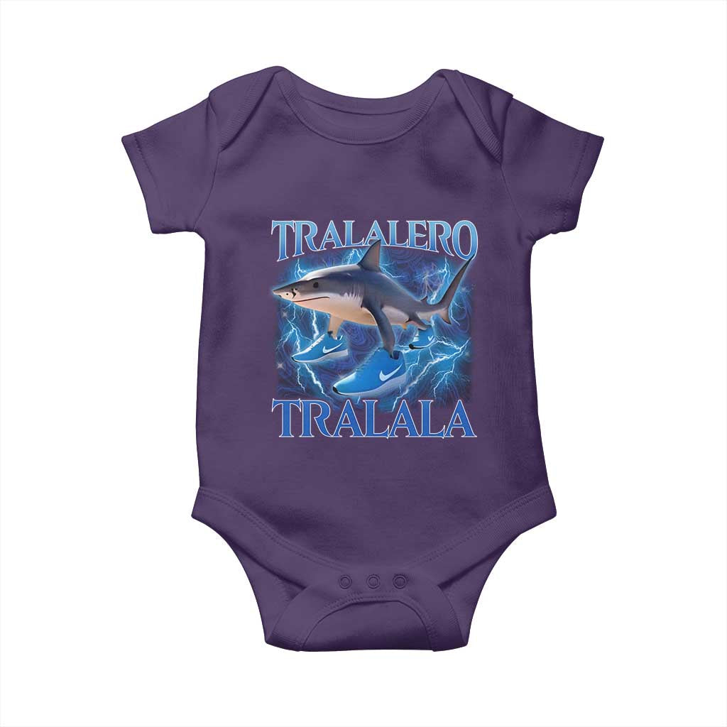 Tralalero Tralala Shark Baby Onesie Funny Internet Brainrot Memes Gen Alpha - Wonder Print Shop