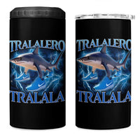 Tralalero Tralala Shark 4 in 1 Can Cooler Tumbler Funny Internet Brainrot Memes Gen Alpha - Wonder Print Shop