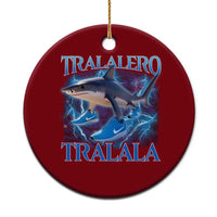 Tralalero Tralala Shark Ceramic Ornament Funny Internet Brainrot Memes Gen Alpha - Wonder Print Shop