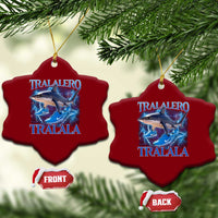 Tralalero Tralala Shark Ceramic Ornament Funny Internet Brainrot Memes Gen Alpha - Wonder Print Shop