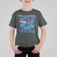 Tralalero Tralala Shark T Shirt For Kid Funny Internet Brainrot Memes Gen Alpha - Wonder Print Shop
