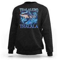Tralalero Tralala Shark Sweatshirt Funny Internet Brainrot Memes Gen Alpha - Wonder Print Shop