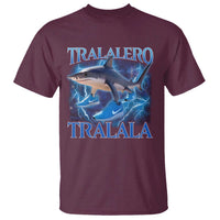 Tralalero Tralala Shark T Shirt Funny Internet Brainrot Memes Gen Alpha - Wonder Print Shop