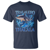 Tralalero Tralala Shark T Shirt Funny Internet Brainrot Memes Gen Alpha - Wonder Print Shop
