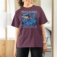 Tralalero Tralala Shark T Shirt For Women Funny Internet Brainrot Memes Gen Alpha - Wonder Print Shop