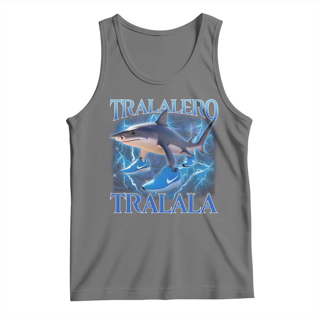 Tralalero Tralala Shark Tank Top Funny Internet Brainrot Memes Gen Alpha - Wonder Print Shop