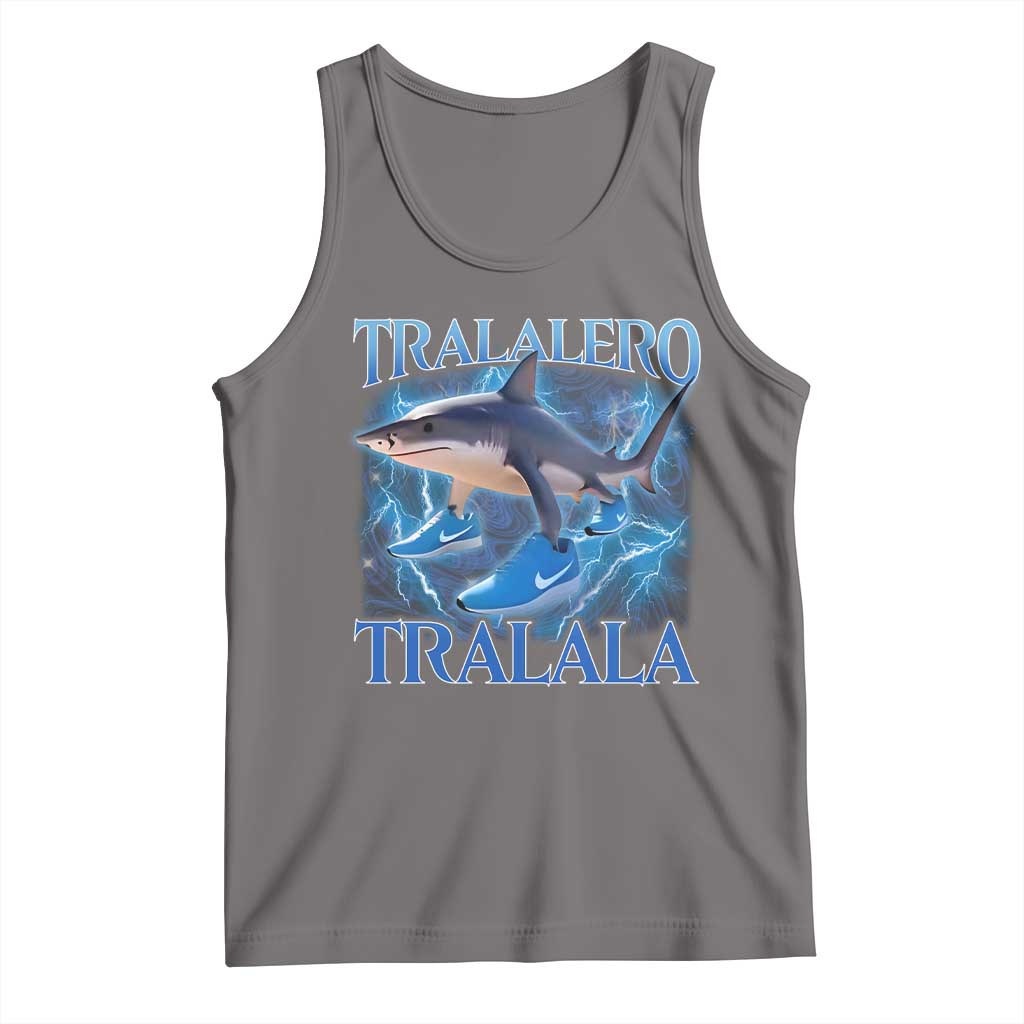 Tralalero Tralala Shark Tank Top Funny Internet Brainrot Memes Gen Alpha - Wonder Print Shop