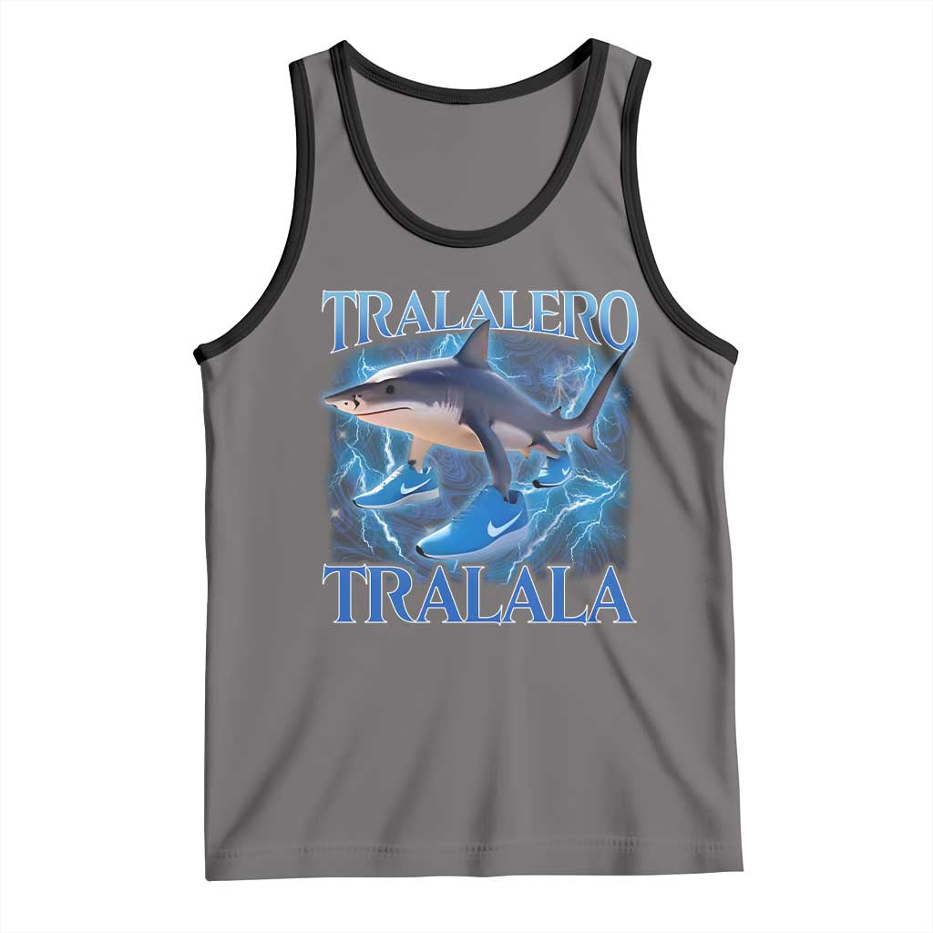 Tralalero Tralala Shark Tank Top Funny Internet Brainrot Memes Gen Alpha - Wonder Print Shop