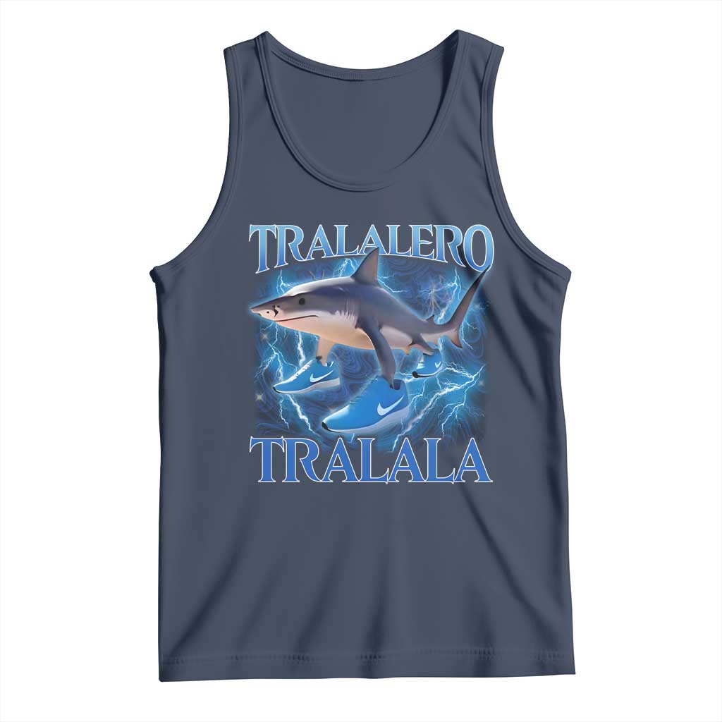 Tralalero Tralala Shark Tank Top Funny Internet Brainrot Memes Gen Alpha - Wonder Print Shop