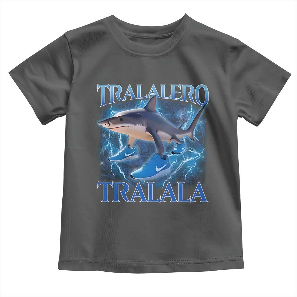 Tralalero Tralala Shark Toddler T Shirt Funny Internet Brainrot Memes Gen Alpha - Wonder Print Shop