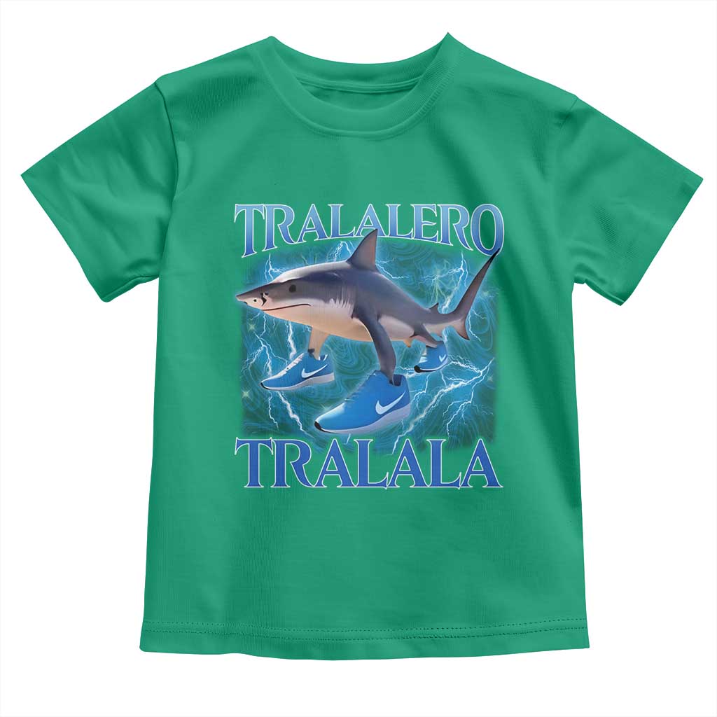 Tralalero Tralala Shark Toddler T Shirt Funny Internet Brainrot Memes Gen Alpha - Wonder Print Shop