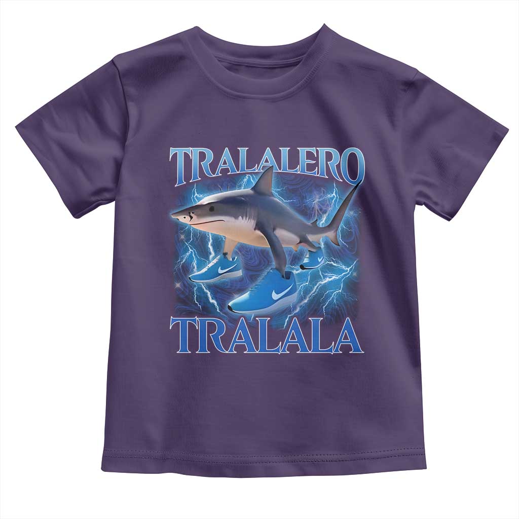 Tralalero Tralala Shark Toddler T Shirt Funny Internet Brainrot Memes Gen Alpha - Wonder Print Shop