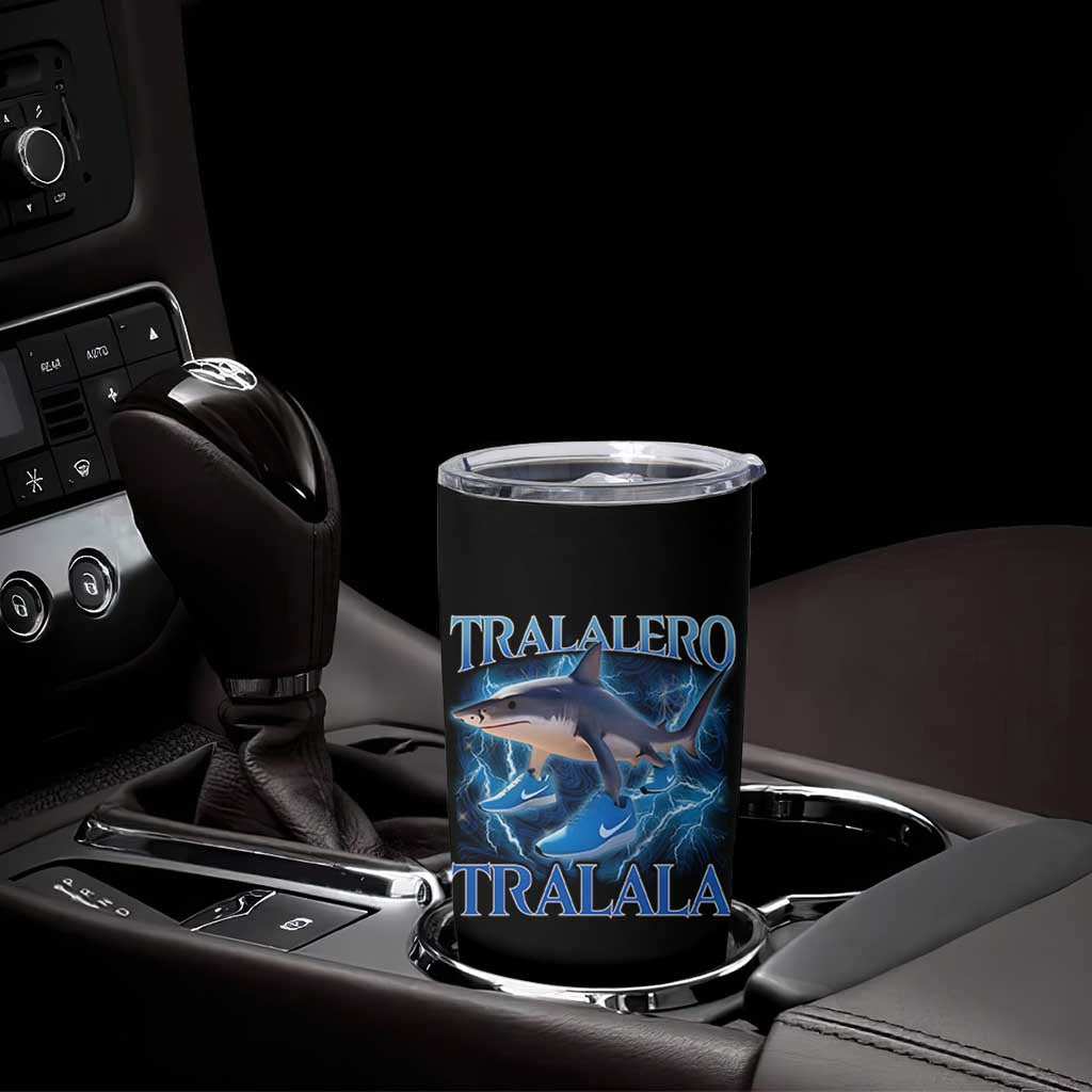 Tralalero Tralala Shark Tumbler Cup Funny Internet Brainrot Memes Gen Alpha - Wonder Print Shop