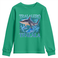 Tralalero Tralala Shark Youth Sweatshirt Funny Internet Brainrot Memes Gen Alpha - Wonder Print Shop