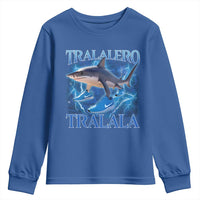 Tralalero Tralala Shark Youth Sweatshirt Funny Internet Brainrot Memes Gen Alpha - Wonder Print Shop