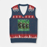 Boneca Ambalabu Frog V-Neck Knit Sweater Vest Funny Internet Brainrot Memes Gen Alpha - Wonder Print Shop