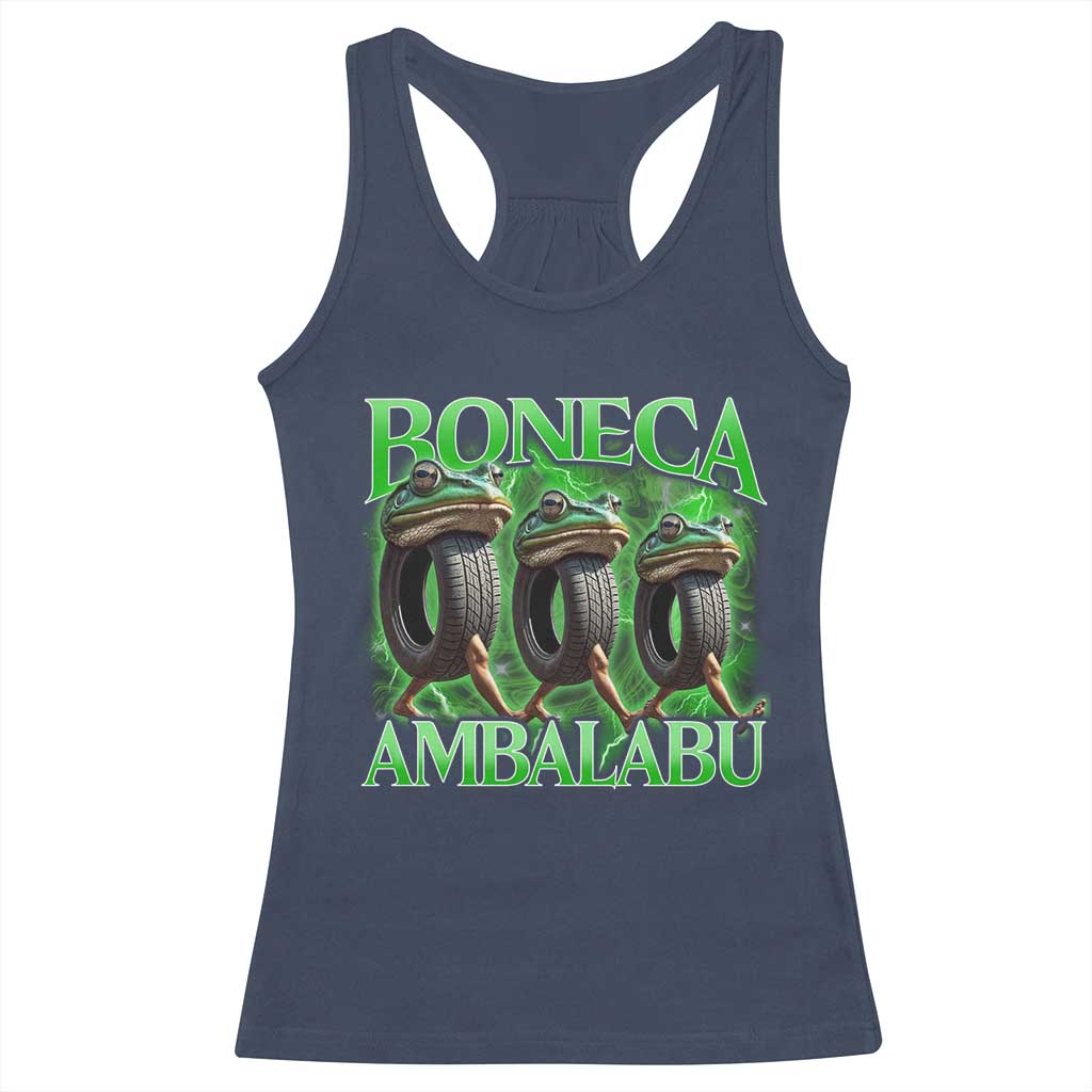 Boneca Ambalabu Frog Racerback Tank Top Funny Internet Brainrot Memes Gen Alpha - Wonder Print Shop