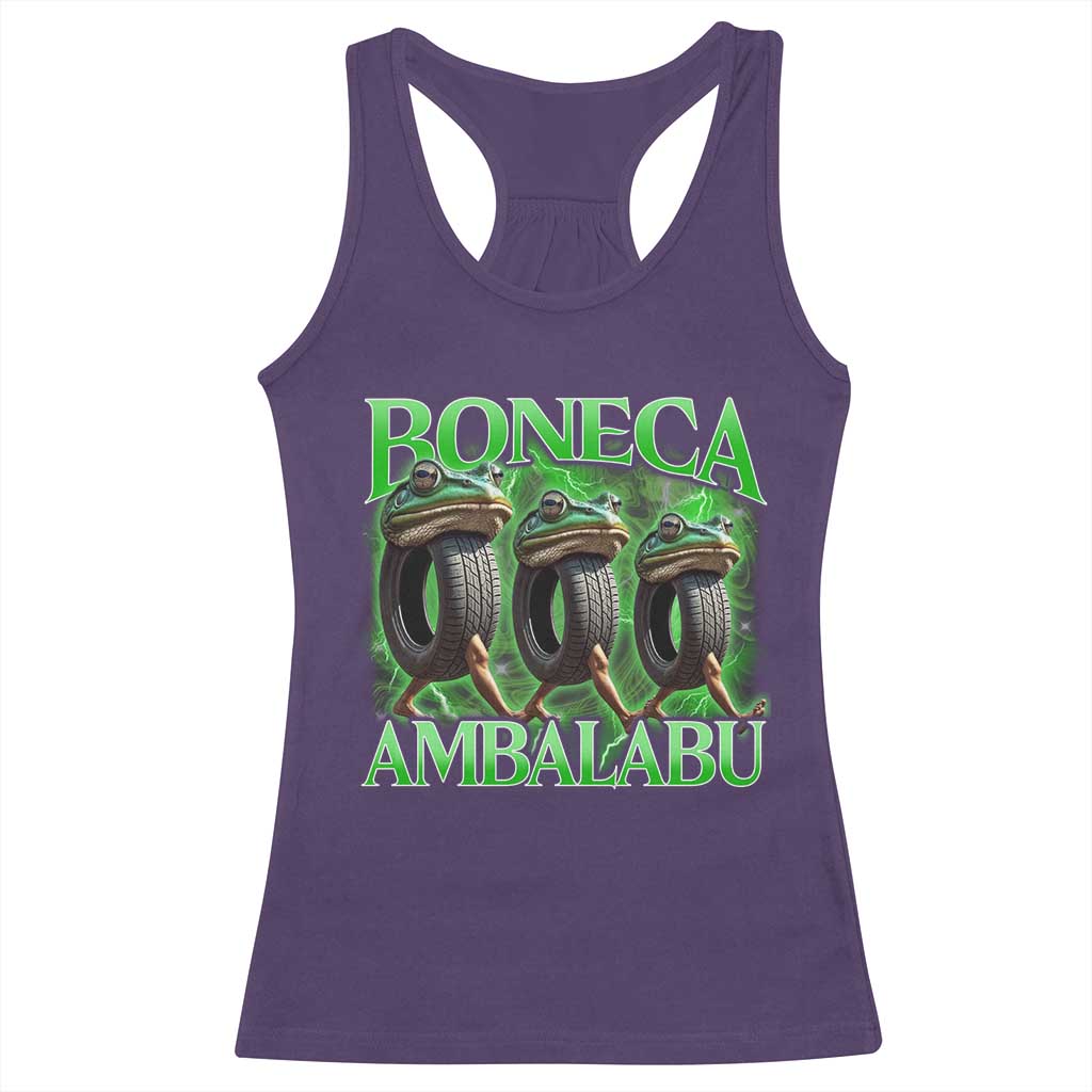 Boneca Ambalabu Frog Racerback Tank Top Funny Internet Brainrot Memes Gen Alpha - Wonder Print Shop