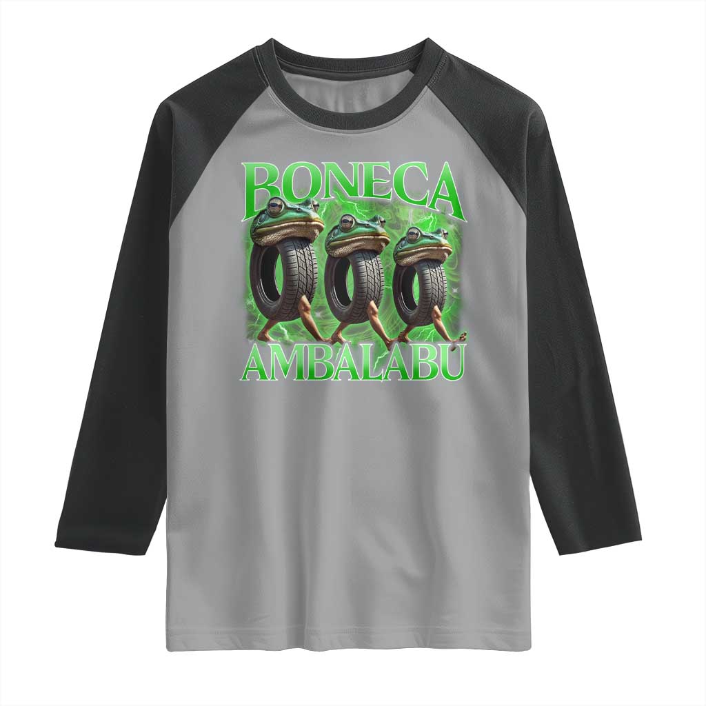 Boneca Ambalabu Frog Raglan Shirt Funny Internet Brainrot Memes Gen Alpha - Wonder Print Shop