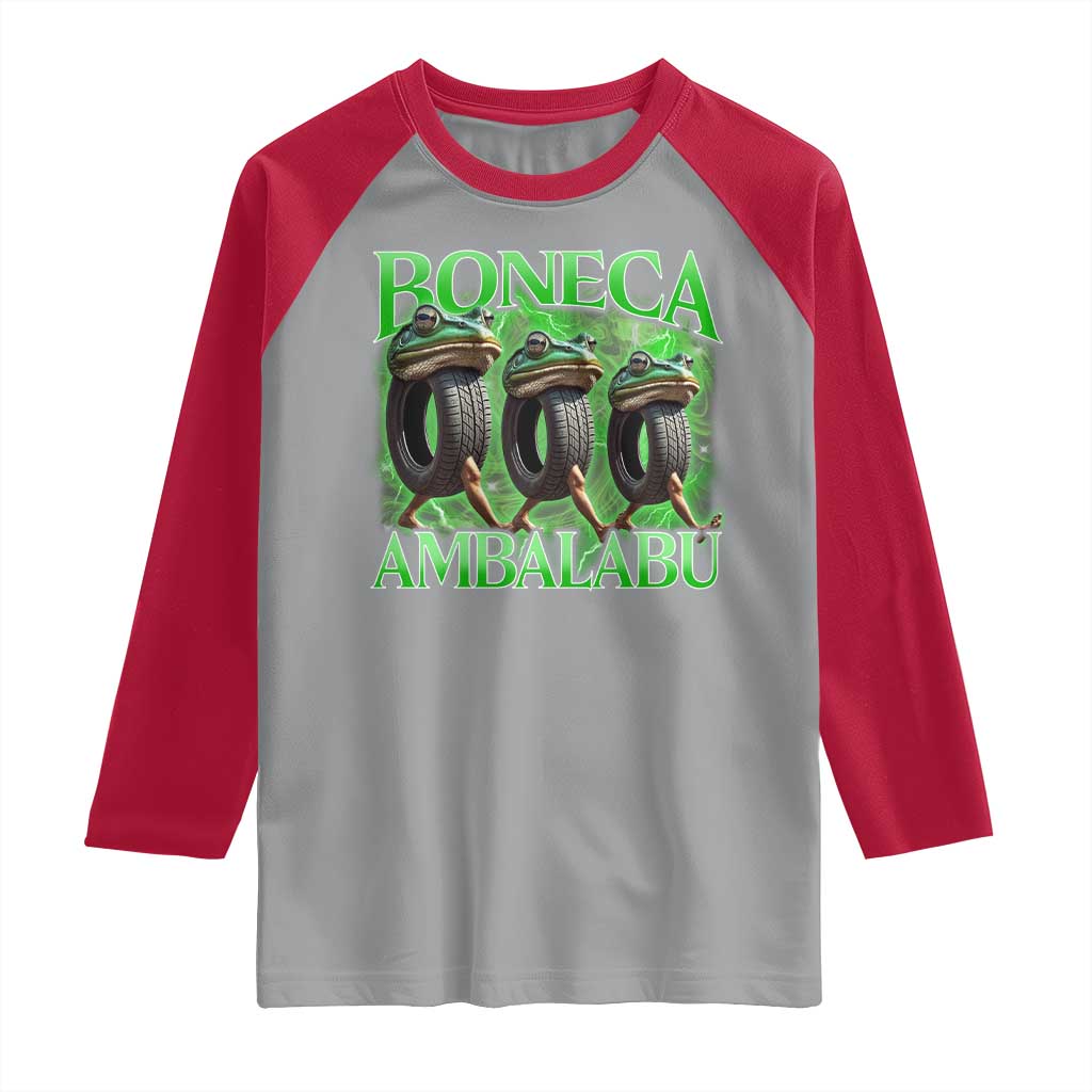 Boneca Ambalabu Frog Raglan Shirt Funny Internet Brainrot Memes Gen Alpha - Wonder Print Shop