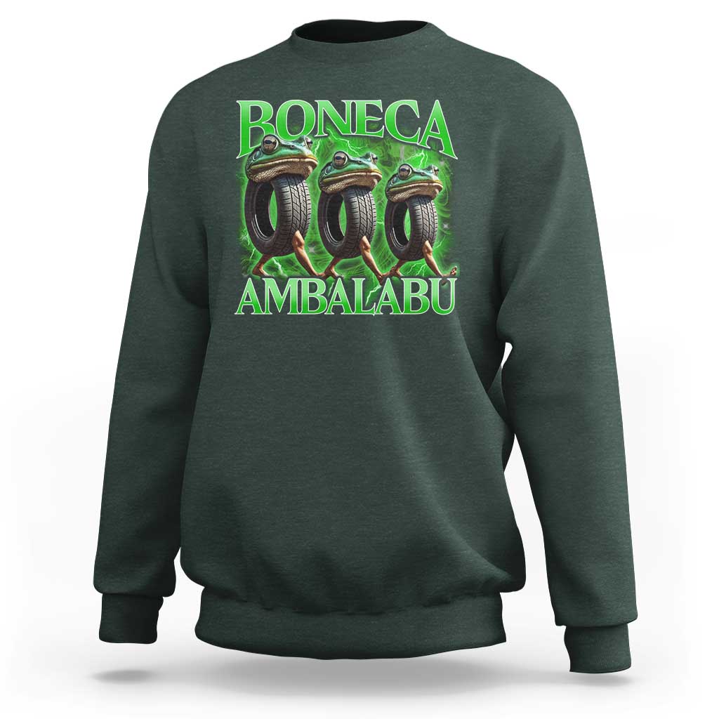 Boneca Ambalabu Frog Sweatshirt Funny Internet Brainrot Memes Gen Alpha - Wonder Print Shop