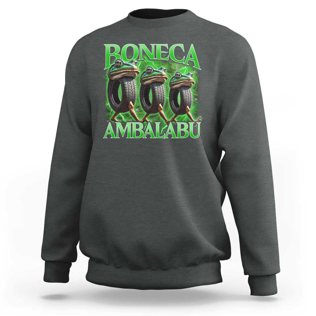 Boneca Ambalabu Frog Sweatshirt Funny Internet Brainrot Memes Gen Alpha - Wonder Print Shop