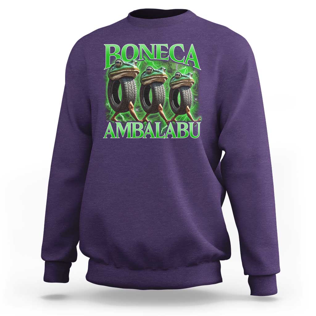 Boneca Ambalabu Frog Sweatshirt Funny Internet Brainrot Memes Gen Alpha - Wonder Print Shop