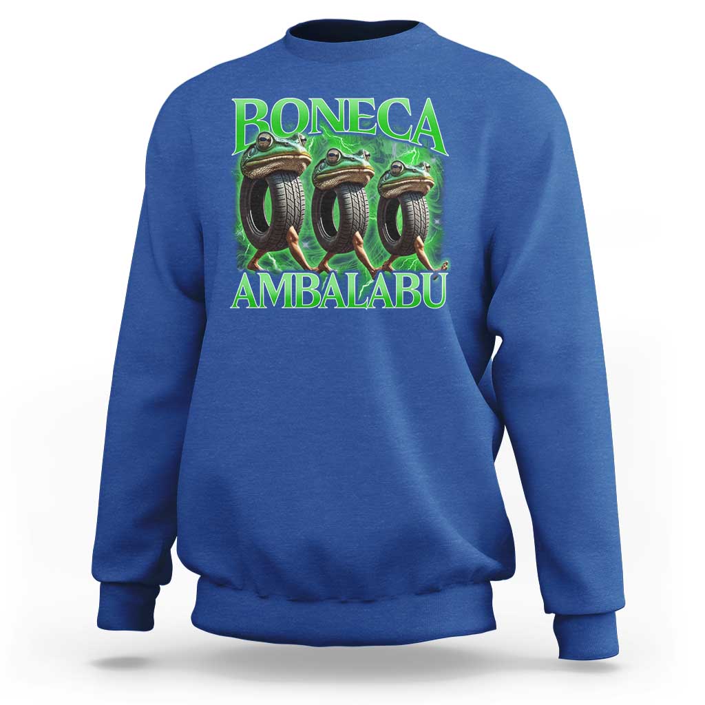 Boneca Ambalabu Frog Sweatshirt Funny Internet Brainrot Memes Gen Alpha - Wonder Print Shop