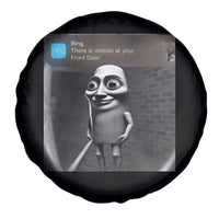 Italian Brainrot Tung Tung Tung Sahur Spare Tire Cover Internet Memes Ring with Motion