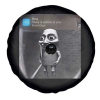 Italian Brainrot Tung Tung Tung Sahur Spare Tire Cover Internet Memes Ring with Motion