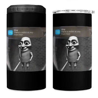Italian Brainrot Tung Tung Tung Sahur 4 in 1 Can Cooler Tumbler Internet Memes Ring with Motion