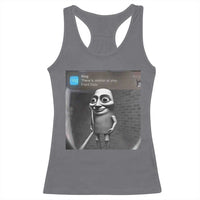 Italian Brainrot Tung Tung Tung Sahur Racerback Tank Top Internet Memes Ring with Motion