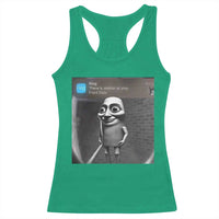 Italian Brainrot Tung Tung Tung Sahur Racerback Tank Top Internet Memes Ring with Motion